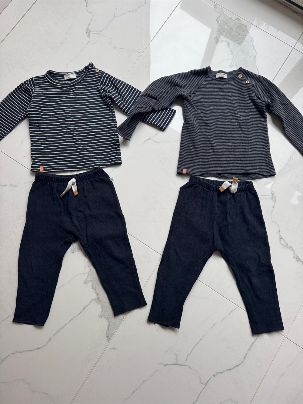 1 + in the Family baby shirt and pants set